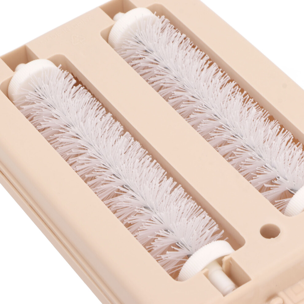 Handheld Carpet Dust Brush Double Roller