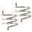3 Sets Bike Brake Spring Disc Brake Caliper Pull Back Spring Steel for Precise Braking Control 3