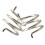 3 Sets Bike Brake Spring Disc Brake Caliper Pull Back Spring Steel for Precise Braking Control 4