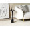 Beliani Side Table SELWYN Metal Black 2