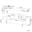Beliani Corner Sofa Bed LUSPA with Storage Fabric Light Grey Right Hand 3