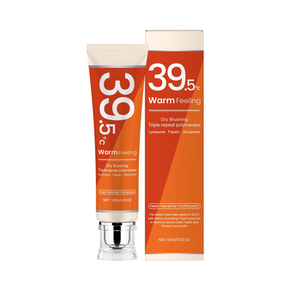 Whitening Toothpaste for Sensitive Teeth with Gentle Enzymatic Care and LongLasting Fresh Breath 100g