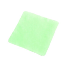 Microfiber Cleaning Cloth Green Eyeglass Cleaner 14x14cm Gentle Lens Care for Glasses and Screens