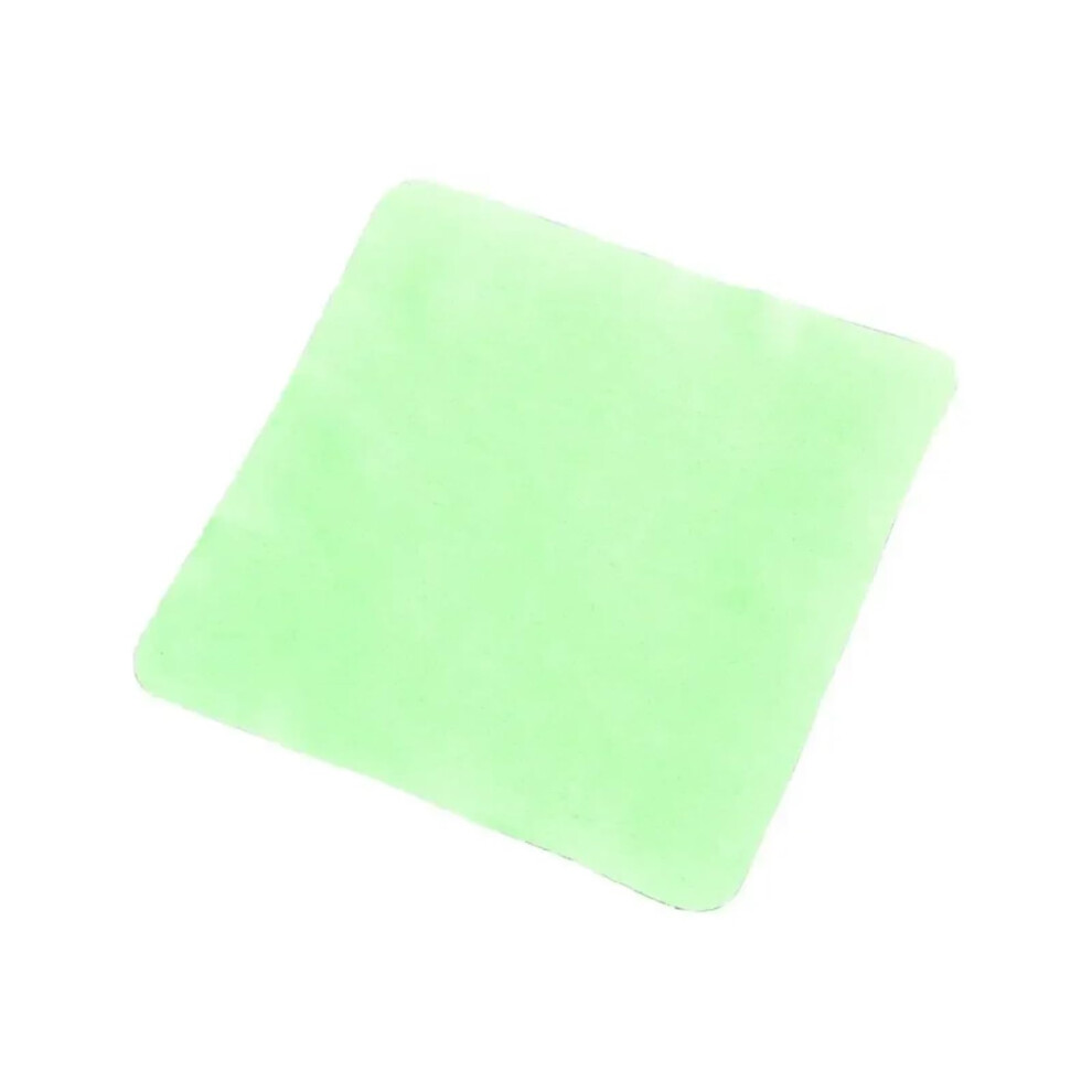 Green Microfiber Cleaning Cloth Eyeglass Cleaner 14X14cm Gentle Lens Care For Glasses And Screens