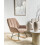 Beliani Rocking Chair KINNO Boucle Beige 2
