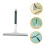 2pcs Double Sided Window Squeegee with Ergonomic Grip for Shower Doors Mirrors and Tiles 4