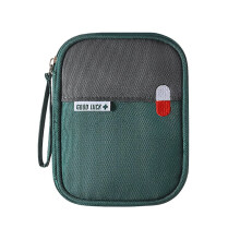 Large Medicine Storage Box with Compartments, MoistureResistant First Aid Organizer for Home and Travel, Green