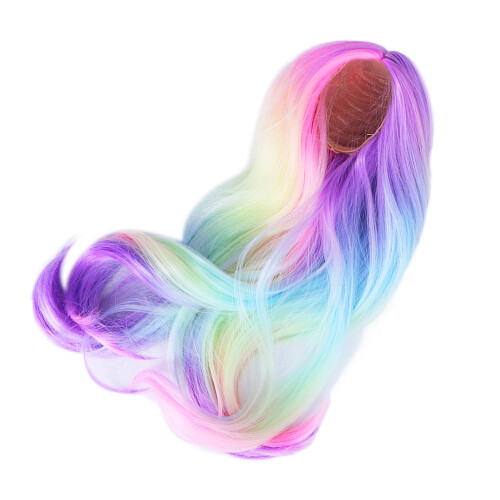 Gradient Color Ball Joint Doll Wig for 21-24cm 1:3 Soft High Simulation 1