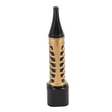 Eco-Friendly Ashless Cigarette Filter Holder, Gold, 135mm
