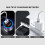 Rechargeable Led Head Light Motion Sensor For Running Mining Construction Backpacking Automotive  8.7x8.3x4.4 cm 4