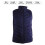 Dark Blue Heated Vest for Men 3XL, Polyester, USB Warming Jacket 4