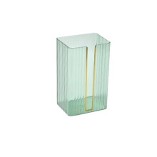 Wall Mounted Tissue Box Holder Green Modern Napkin Holder for Bathroom Kitchen Easy Access