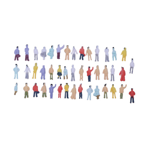 New 200Pcs Painted Model Train People Figures Scale N (1 to 150) 1