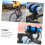 Bike Flashlight Mount Adjustable Bicycle Handlebar Light Holder with Secure AntiSlip Grip Black 4