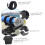Bike Flashlight Mount Adjustable Bicycle Handlebar Light Holder with Secure AntiSlip Grip Black 5