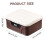 Medicine Lock Box with 4Digit Combination, Large Capacity Pill Storage for Fridge with Partition 4