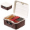 Medicine Lock Box with 4Digit Combination, Large Capacity Pill Storage for Fridge with Partition 5