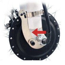 2X M16 Elektro Fahrrad Drehmoment Stütze Zubehör für Vorne Hinten Elektrisches Fahrrad 3000W 5000W 8000W Motor Elektrisches Fahrrad Drehmoment