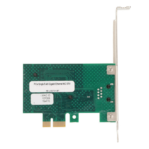 PCIe X1 1G Ethernet-Netzwerkkarte für Windows/Linux | Einzelport 2