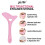 Eyeliner Stencil with Mascara Shield – Precise Guide, Smudge, Reusable Silicone, Pink 2