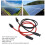 Solar Panel Power Cable 10AWG 6mm² 1m Rated 1000V DC Red Black Aussie Use 3