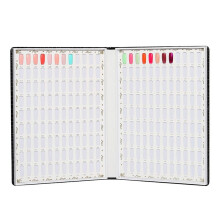 3X 216 Couleurs Ongles Conseils Affichage Livre Bricolage Arts Des Ongles Montrant étagère Gel Couleur Carte Graphique Peinture Panneau D'Affichage