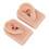 Silicone Ear Model 2PCS Soft Reusable Medium Skin 8x5x3.5cm 5