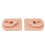 Silicone Ear Model 2PCS Soft Reusable Medium Skin 8x5x3.5cm 7