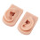 Silicone Ear Model 2PCS Soft Reusable Medium Skin 8x5x3.5cm 8