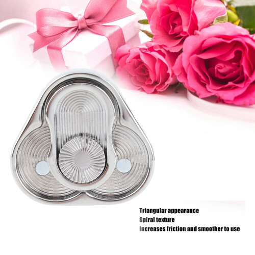 Triangular Metal Rotation Slider Push Toy – Portable Fingertip Sensory Fun 2