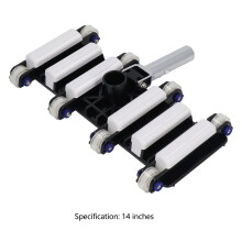 14 Inch Pool Vacuum Brush Head Plastic with Side