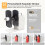 Automatic Label Rewinder with Auto Speed Sync, Bidirectional Rewinding, Multi Core Sizes, Durable Metal Build 3