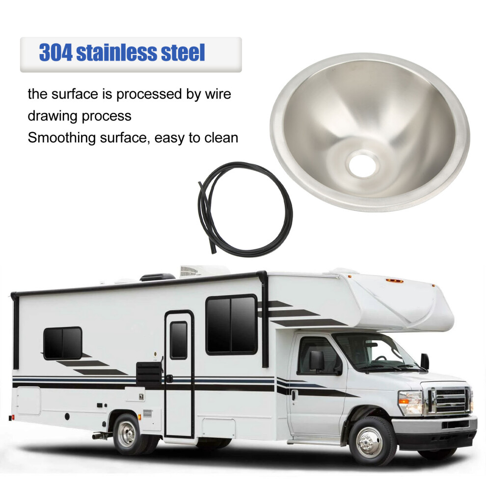 Boat Kitchen Sink 304 Steel 7293282106567