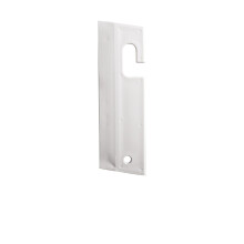 Shower Squeegee for Glass Doors with Soft Silicone Blade and Ergonomic Grip Handle White