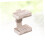 Wall Mounted Soap Dish Double Layer Self Draining Khaki Plastic Rack for Bathroom No Drill 2