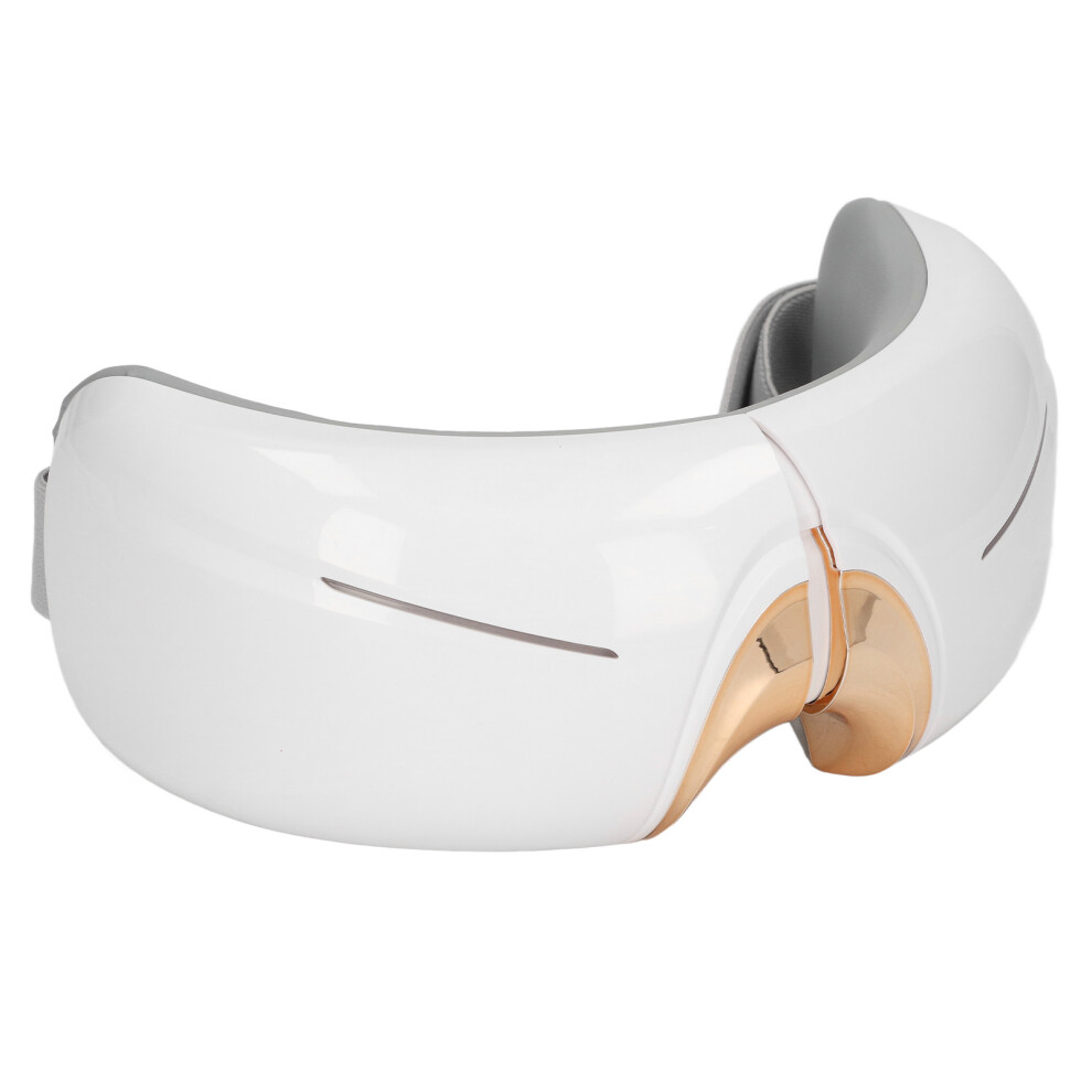 Heated Vibration Eye Massager USB Rechargeable Fatigue Relief, 3 Levels