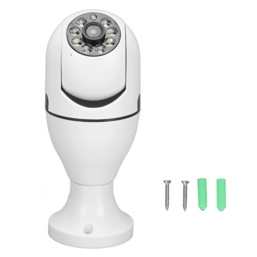 WiFi Bulb Camera 1080p Motion Detection 128GB Support Night Vision 1