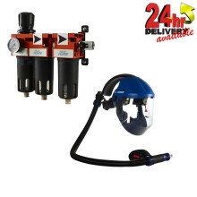 Fast Mover FMT3005 Air Fed mask with FMT3003 3 stage air filter regulator unit