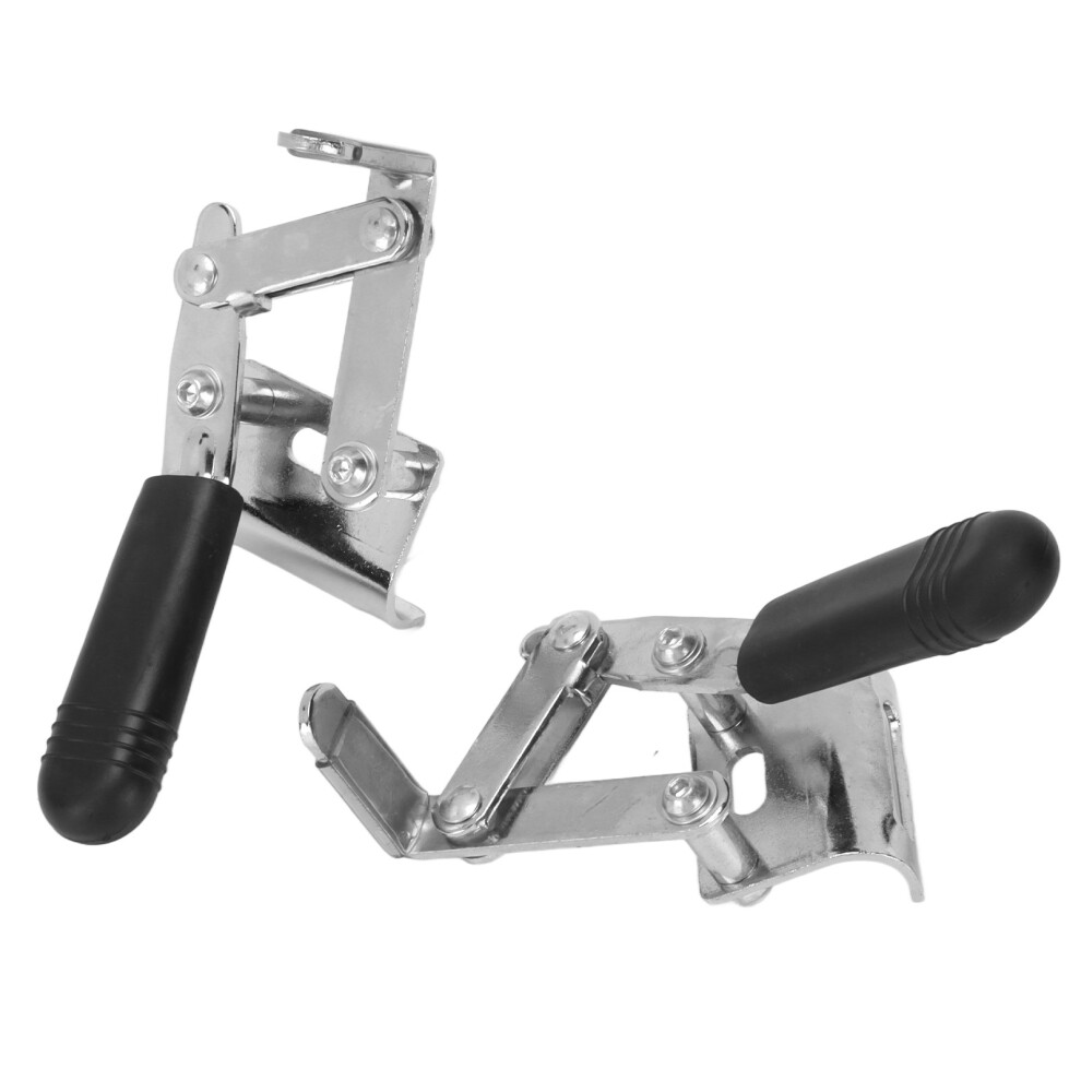 Pair Nickel-Plated Metal Wheelchair Emergency Brakes, High Sensitivity