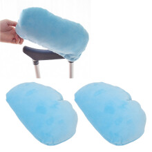2pcs Blue Underarm Crutch Pads Soft Handle Pillow Cover for Comfort