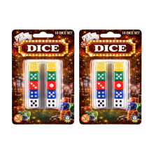 20 Coloured Dice 6 Sided Game Dice D6 Bulk Pack