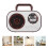 Mini Wireless Speaker Retro Style Portable for Outdoor White 6