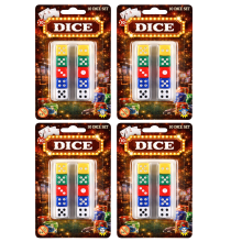 40 Coloured Dice 6 Sided Game Dice D6 Bulk Pack