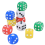 40 Coloured Dice 6 Sided Game Dice D6 Bulk Pack 3