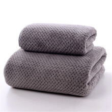 Extra Large Bath Towels Set Quick Dry Soft Absorbent Microfiber Shower Towels for Adults 2 Pack Gray