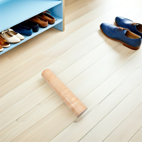 Self Stick Vinyl Flooring 0.6x3m Wood Pattern Removable Adhesive 1
