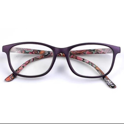 Ultralight Rimless Reading Glasses Blue Light Blocking Computer Readers +1.5 Purple Spring Hinge 1