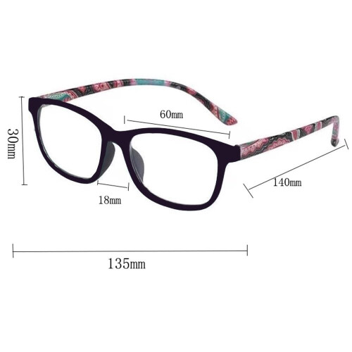 Ultralight Rimless Reading Glasses Blue Light Blocking Computer Readers +1.5 Purple Spring Hinge 2