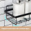 Rustproof Shower Caddy 2 Pack NoDrill Wall Mounted Bathroom Shelf with Hooks for Storage 4