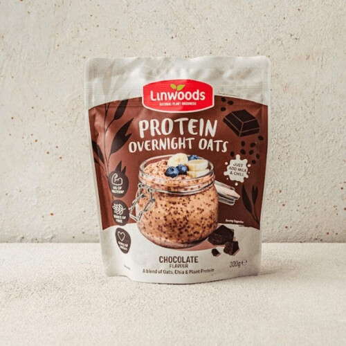Linwoods Chocolate Protein Overnight Oats (1kg) 1